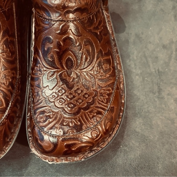 ALEGRIA Sz 41 Allie Yeehaw Western  Inspired Comfort Clogs With Strap Shoes - Picture 8 of 12